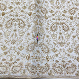 Heavy cutdana embroidery