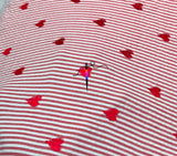 Stripes embroidery
