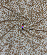 Heavy cutdana embroidery