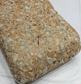 Heavy cutdana embroidery
