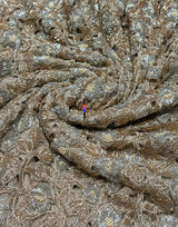 Heavy cutdana embroidery