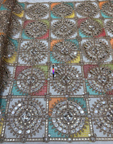 Mirror embroidery