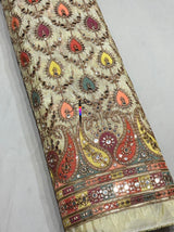 Heavy multi embroidery
