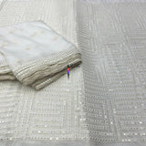 Zero sequence mirror embroidery