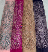 Imported Nett fabric