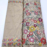 Multi cutdana embroidery