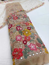 Multi cutdana embroidery