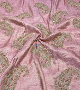 Heavy cutdana embroidery