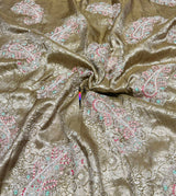 Heavy cutdana embroidery