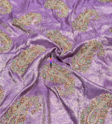 Heavy cutdana embroidery