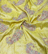 Heavy cutdana embroidery