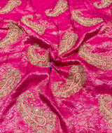 Heavy cutdana embroidery