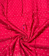 Zari jaccord embroidery