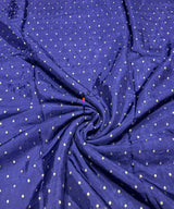 Zari jaccord embroidery