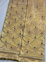 Stone work embroidery