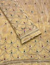 Stone work embroidery