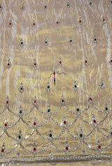 Stone work embroidery