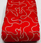 Mirror jaal embroidery
