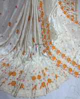 Multi cutdana embroidery