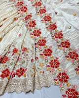Multi cutdana embroidery