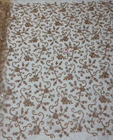 Nett fabric Handwork embroidery 44"