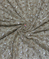 Heavy Khichdi Cutdana Embroidery on Net Fabric 44"