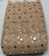 Mirror handwork embroidery