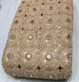 Mirror handwork embroidery