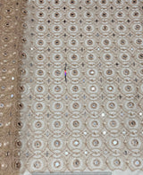 Mirror handwork embroidery