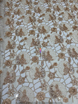 Kasab zari cutwork embroidery