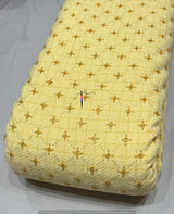 Tweed jaccord Cutdana Checks Embroidery