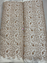 Heavy cutdana embroidery
