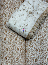 Heavy cutdana embroidery