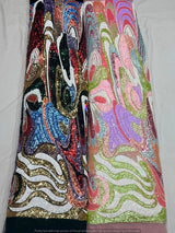 Sequence work embroidery