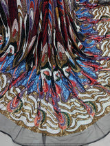 Sequence work embroidery