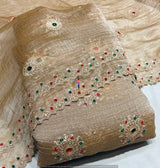Stone work embroidery