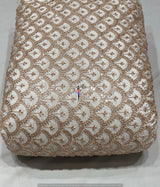 Heavy cutdana embroidery