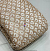Heavy cutdana embroidery