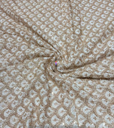 Heavy cutdana embroidery