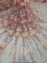 Multi aplic embroidery