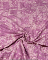 Flowing digital print Linen