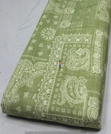 Flowing digital print Linen