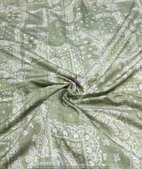Flowing digital print Linen