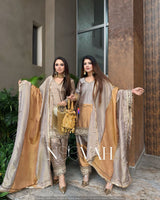 Organza & Half-N-Half Tissue Cutdana Handwork Dupatta