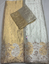 Organza & Half-N-Half Tissue Cutdana Handwork Dupatta