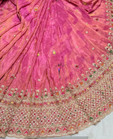 Heavy Multi Cutdana Tissue Embroidery