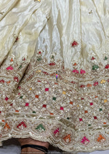 Heavy Multi Cutdana Tissue Embroidery