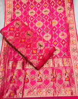 Bandhani Jaal Embroidered Pure Georgette