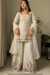 Kashmiri cutdana embroidery