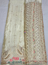 Kashmiri cutdana embroidery
